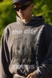 ÁO KHOÁC "WHENEVER" CITY NEVER SLEEPS WASHED HOODIE/ VINTAGE GREY