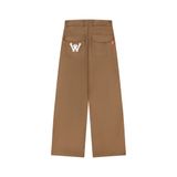 "WHENEVER" WIDE-LEG TROUSERS / BROWN
