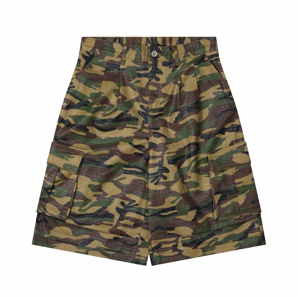 QUẦN “WHENEVER” CROC CAMO BAGGY SHORTS