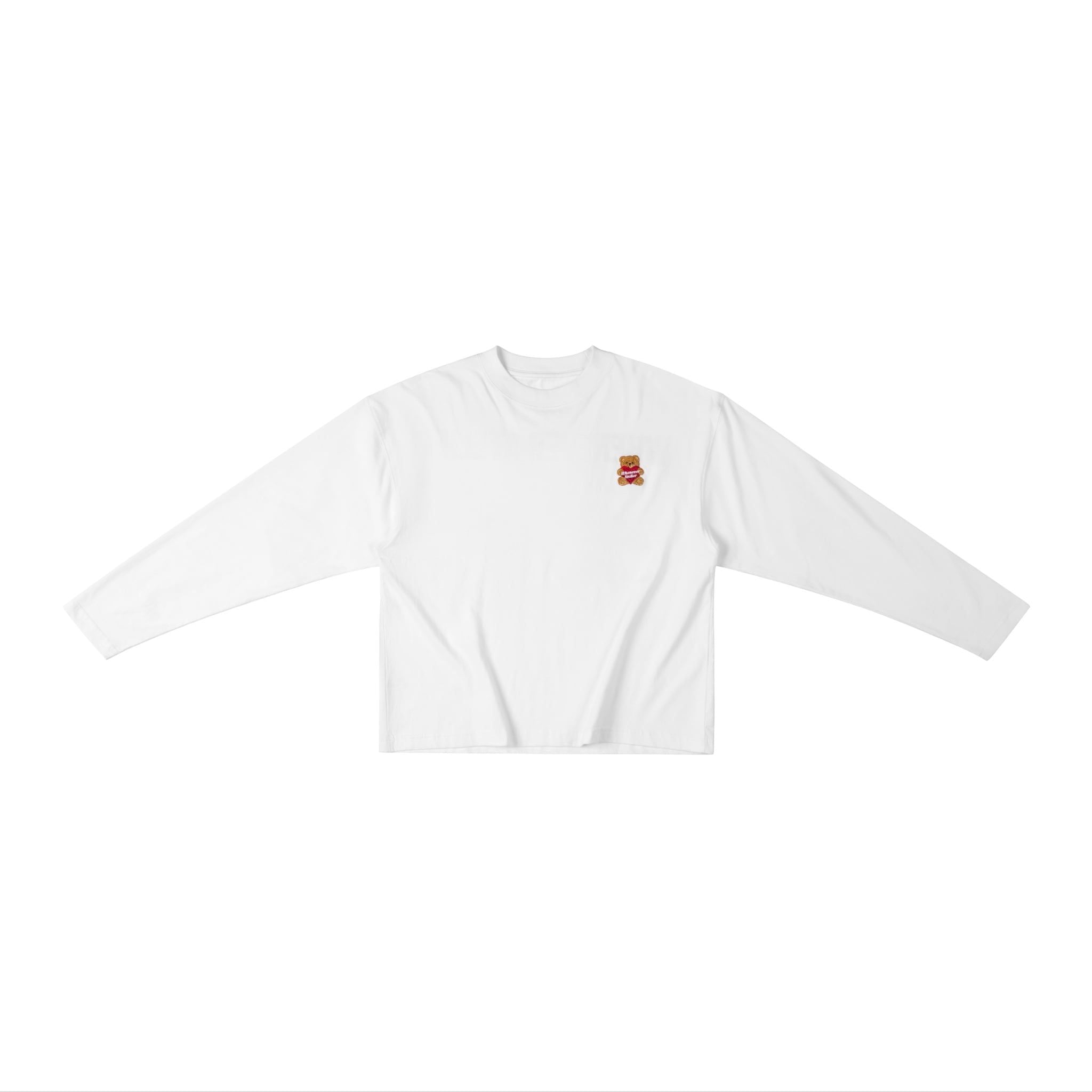 ÁO “WHENEVER” LITTLE BEAR LONGSLEEVES T-SHIRT / WHITE
