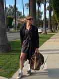 “WHENEVER” QUẦN SATIN PAJAMA SHORTS / BLACK