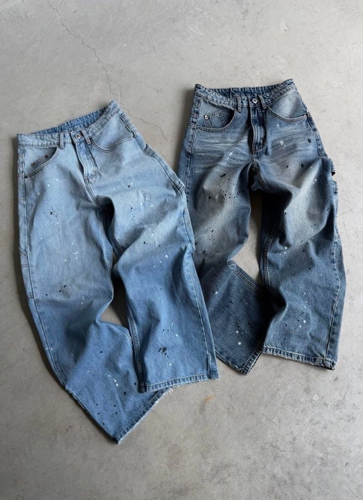 QUẦN DÀI “WHENEVER” ATELIER MARKS DENIM / WASH BLUE