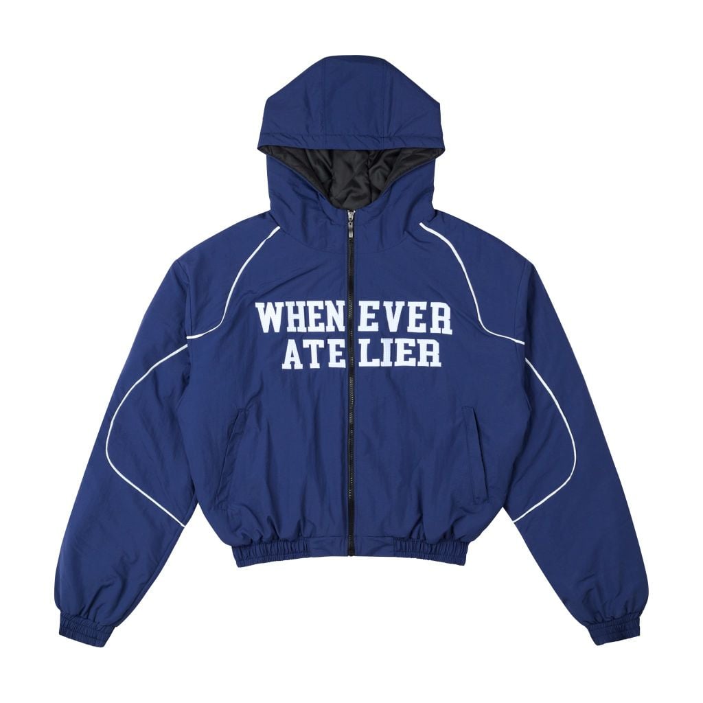 ÁO KHOÁC ''WHENEVER'' EMBROIDERED NYLON JACKET / NAVY