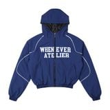 ÁO KHOÁC ''WHENEVER'' EMBROIDERED NYLON JACKET / NAVY