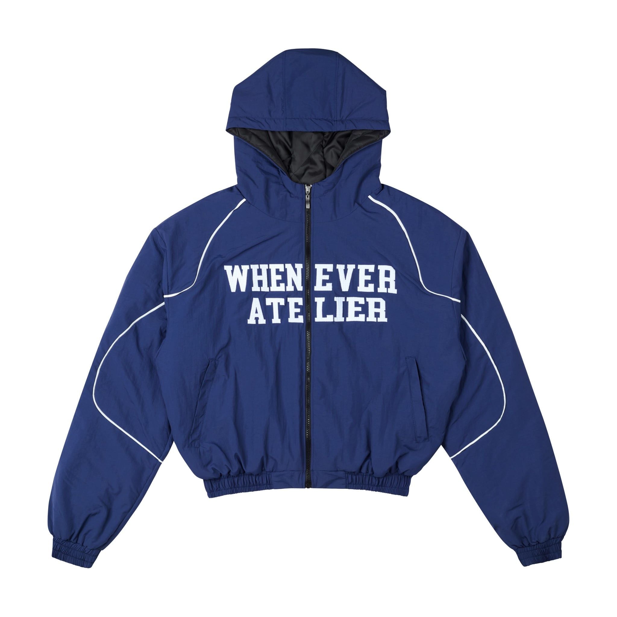ÁO KHOÁC ''WHENEVER'' EMBROIDERED NYLON JACKET / NAVY