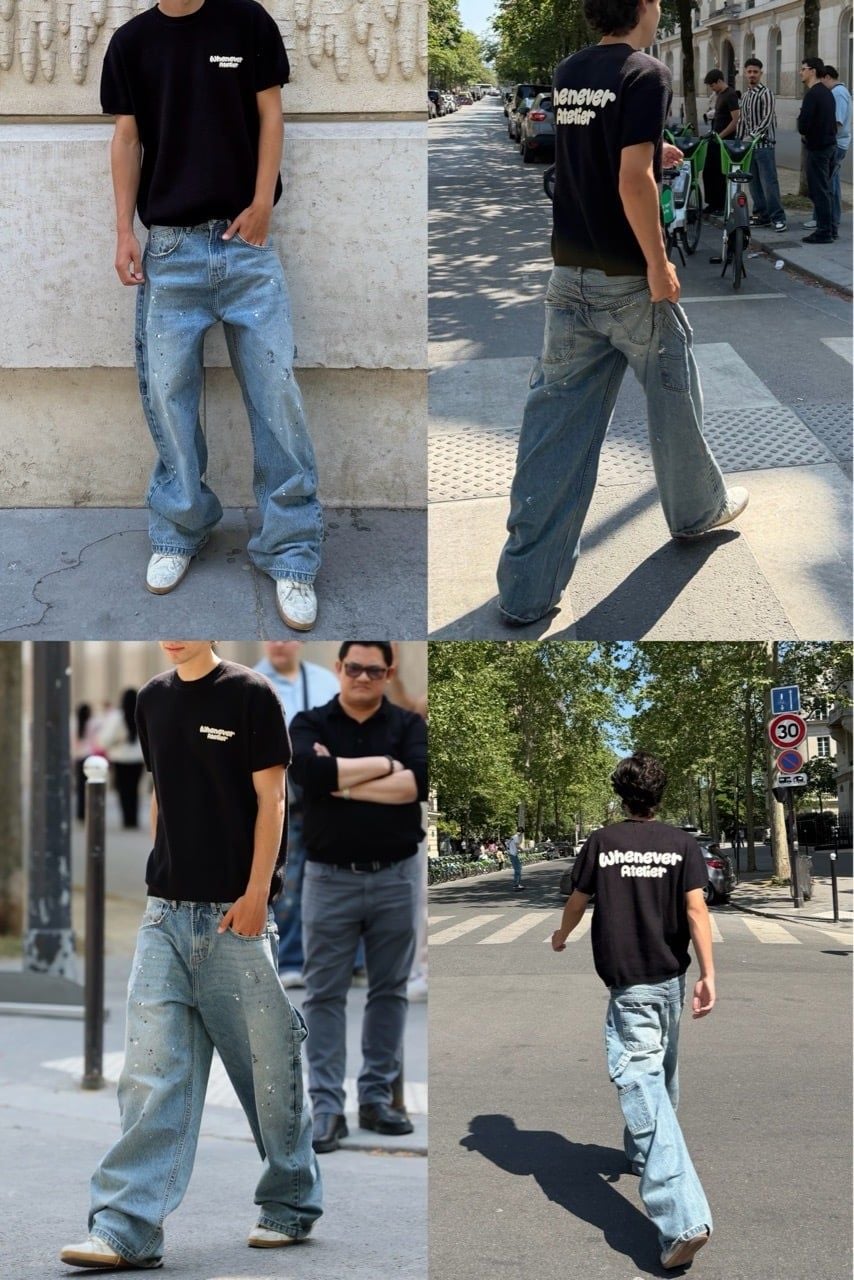 QUẦN DÀI “WHENEVER” ATELIER MARKS DENIM / VINTAGE BLUE