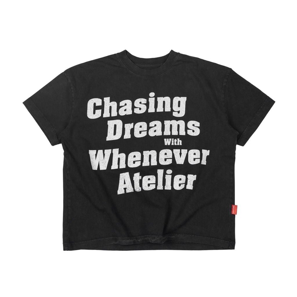 ÁO "WHENEVER" SS26 CDWWA T-SHIRT / BLACK