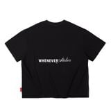 “WHENEVER” NEW YORK CITY T-SHIRT / BLACK