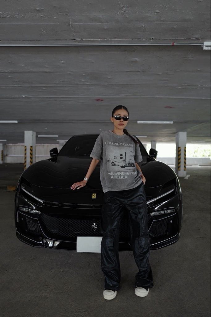 ÁO "WHENEVER" CHASING DREAMS WASHED T-SHIRT / GREY