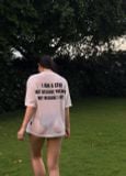 ÁO "WHENEVER " STAR MANIFESTO T-SHIRT/ WHITE
