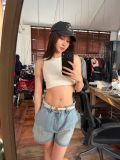 "WHENEVER" SOFT TANK TOP / WHITE