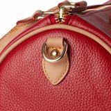“WHENEVER” BEAR MINI LEATHER BAG / RED