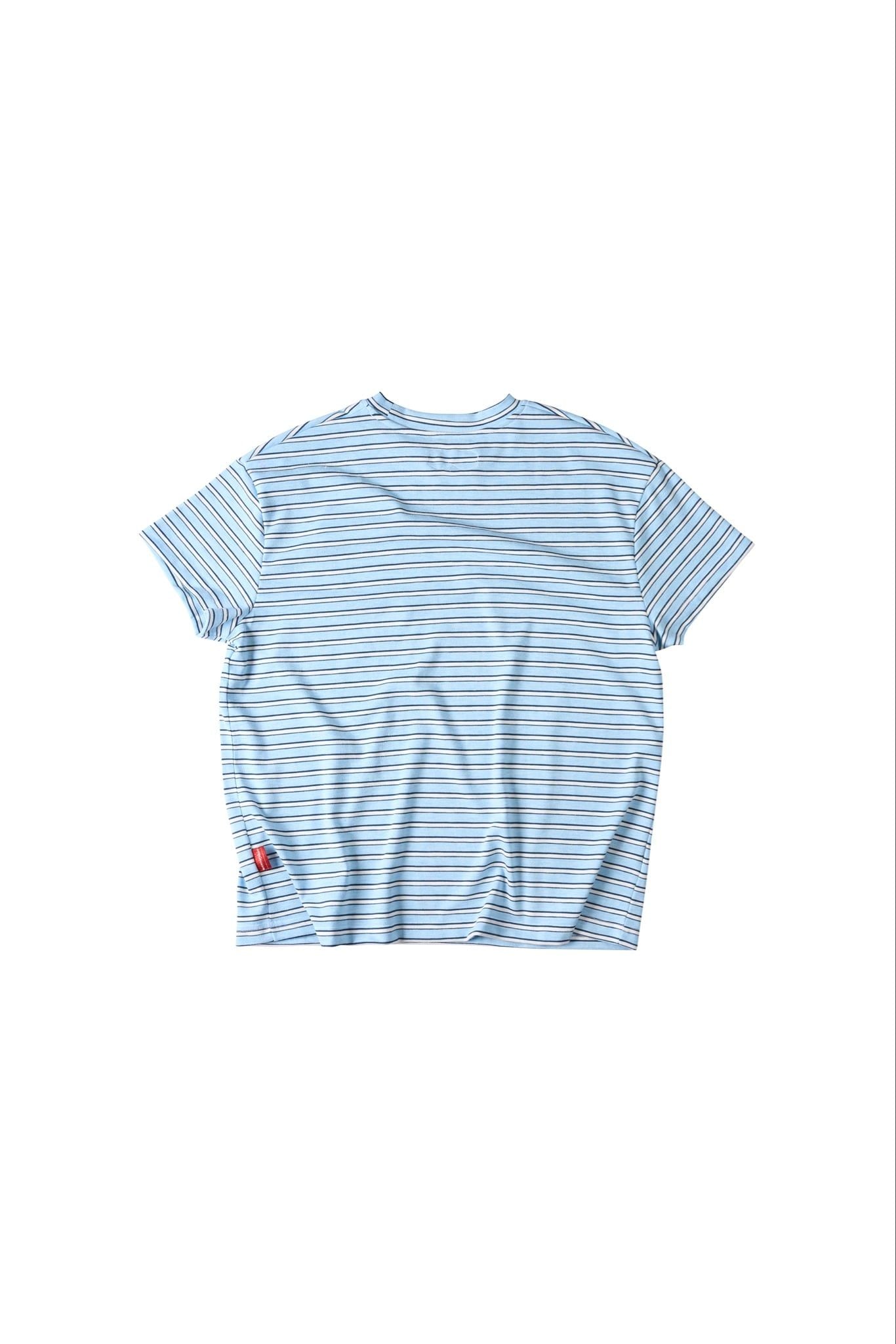 ÁO TAY NGẮN "WHENEVER" EMBROIDERED LOGO 26 T-SHIRT/ BLUE