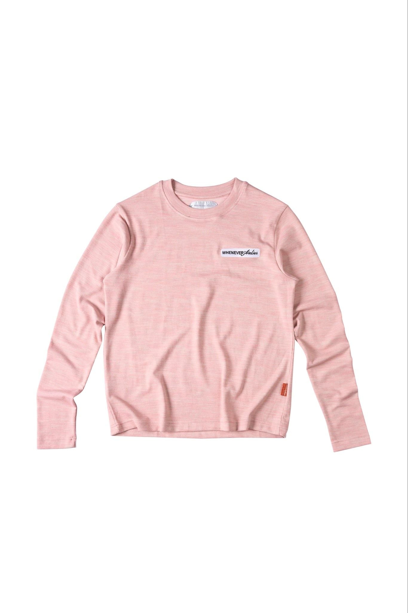 ÁO TAY DÀI "WHENEVER" EMBROIDERED LOGO 26 LONG SLEEVE/ DUSTY ROSE