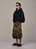 ÁO KHOÁC "WHENEVER" CROC TEXTURE HOODIE ZIP / BLACK