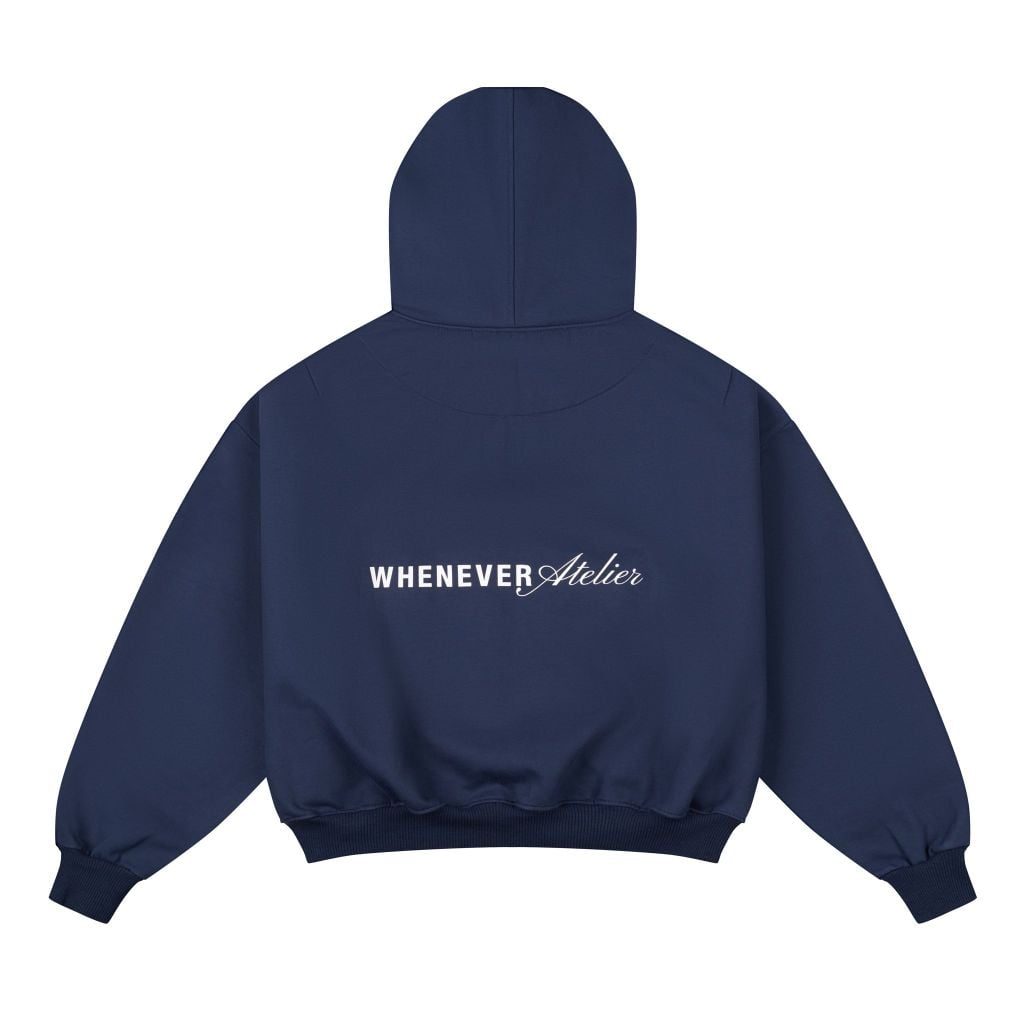 "WHENEVER" LA HOODIE / NAVY