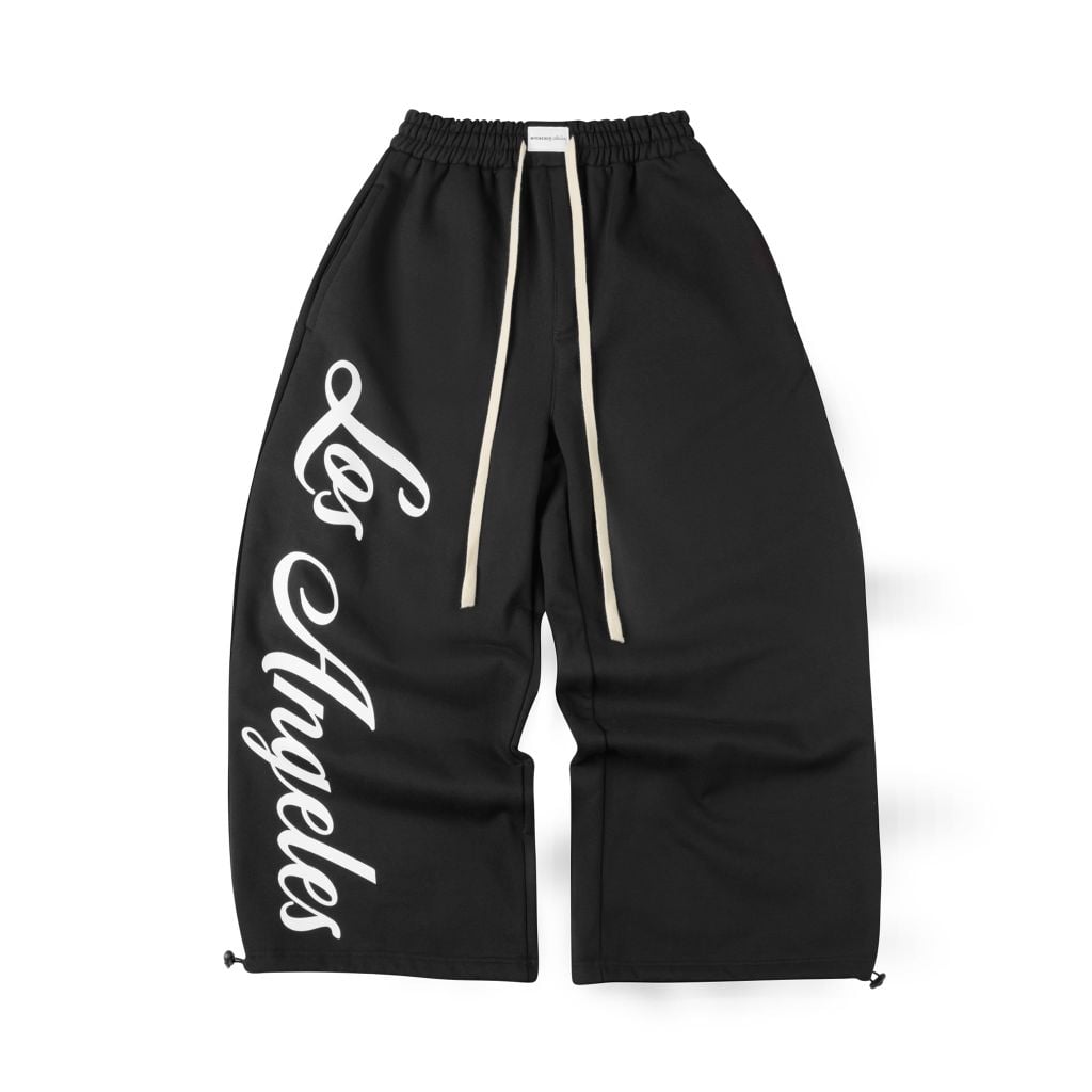 “WHENEVER” LOS ANGELES SWEATPANTS / BLACK