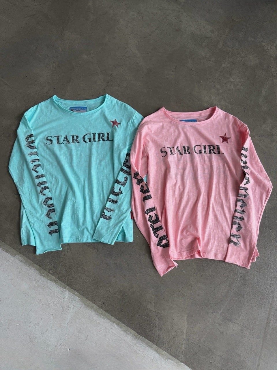 ÁO TAY DÀI  “WHENEVER” STAR GIRL LONG SLEEVE / TIFFANY BLUE