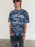 ÁO “WHENEVER” CD WAFFLE CAMO T-SHIRT/ BLUE