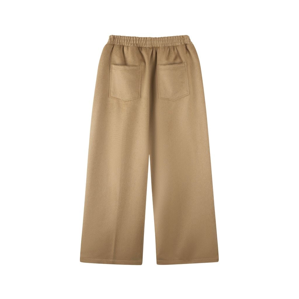 “WHENEVER” WOOL PANTS / CAMEL