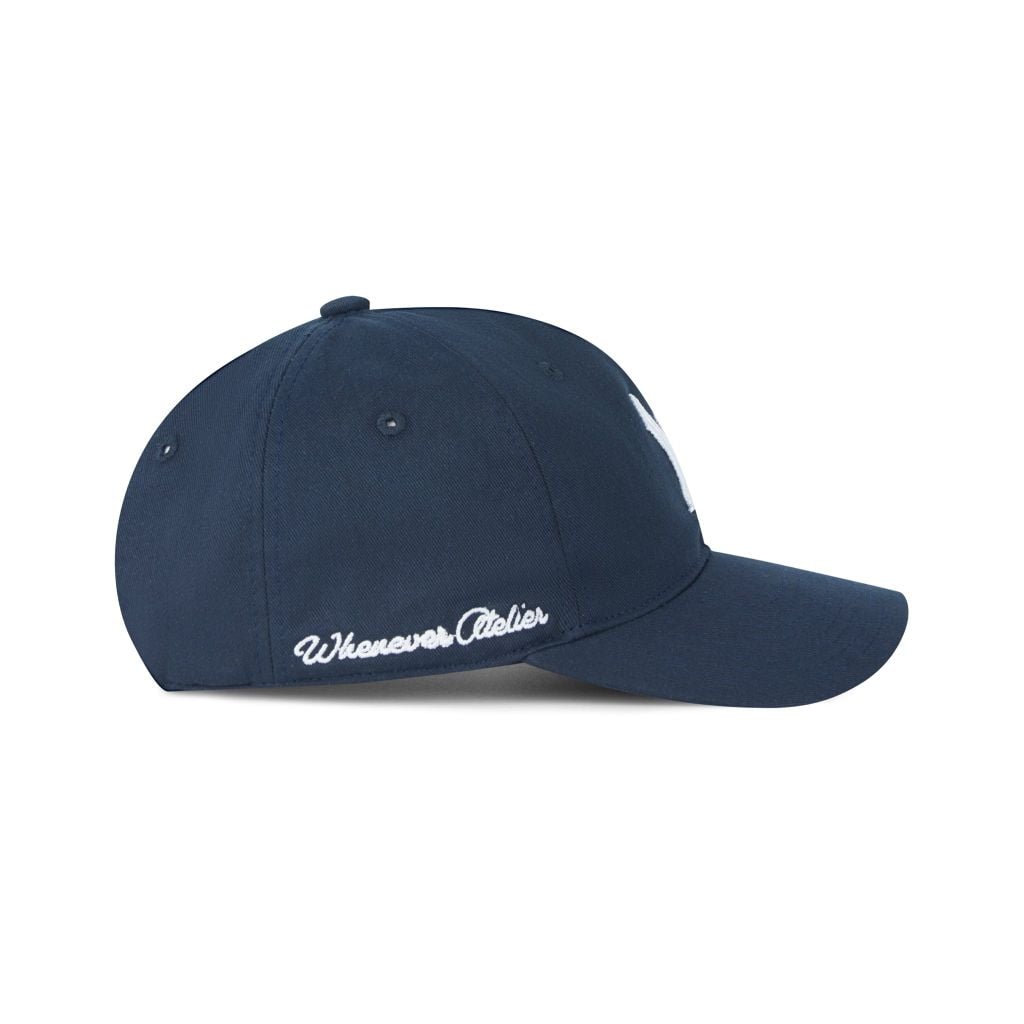 WHENEVER W BALLPARK HAT / NAVY