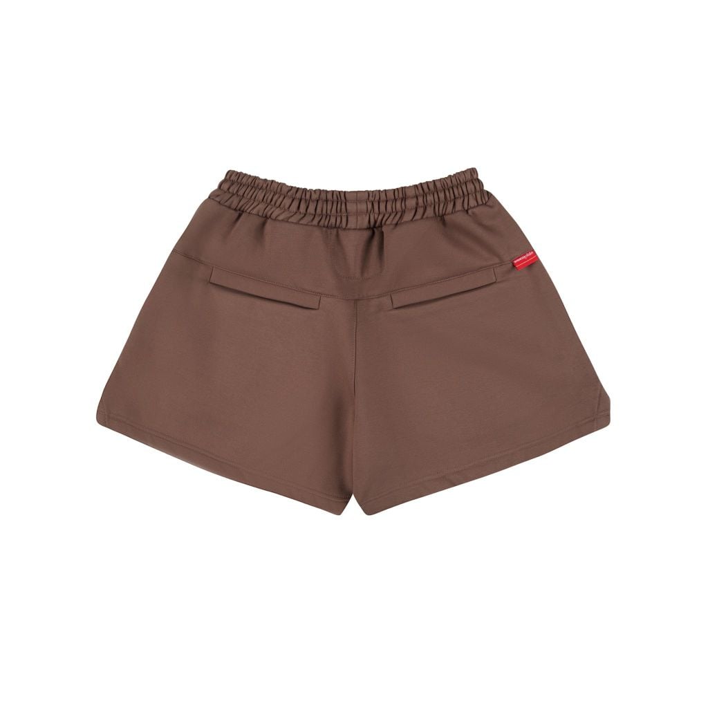 "WHENEVER" BASIC SWEATSHORTS SS25 / BROWN