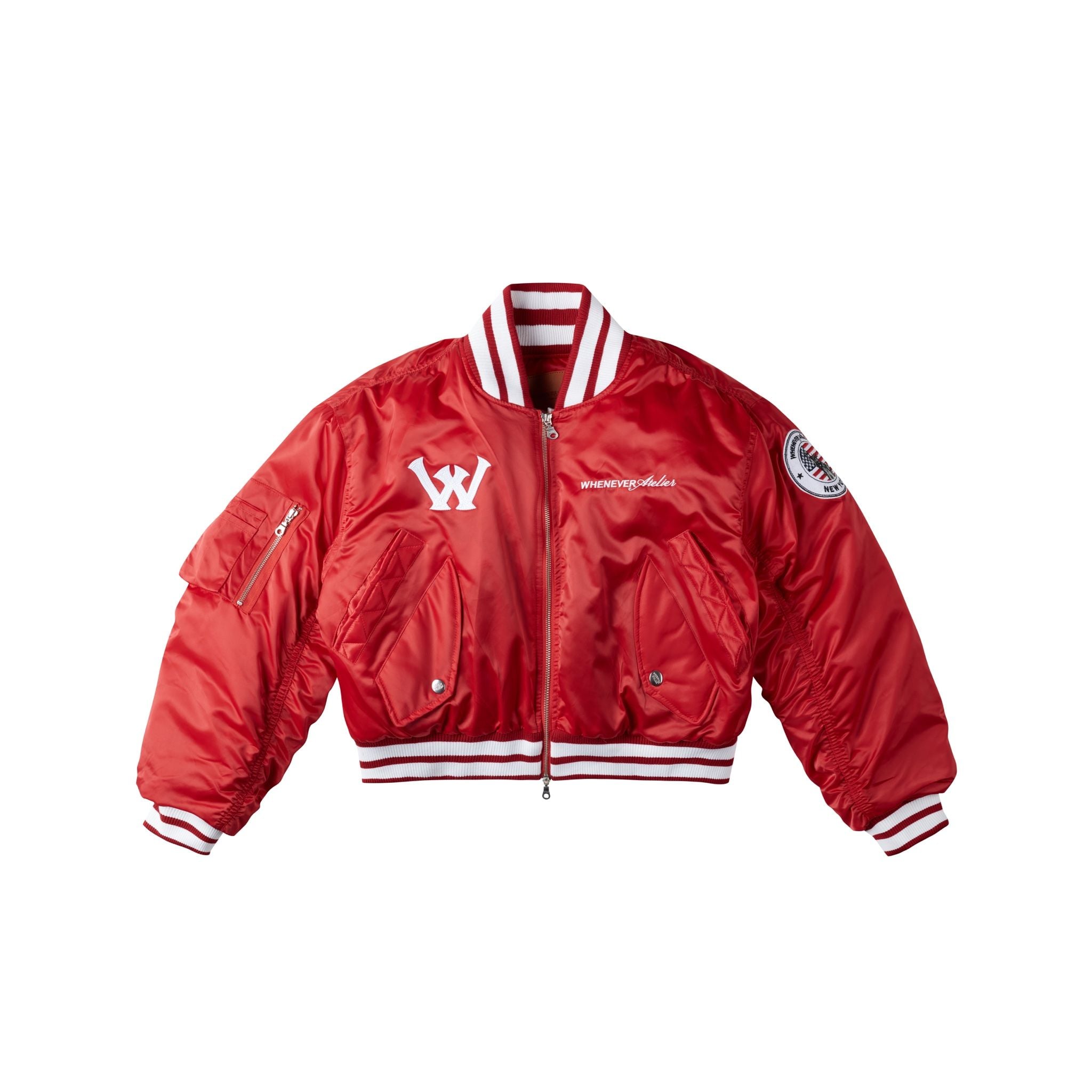 “WHENEVER” NEW YORK BOMBER / RED