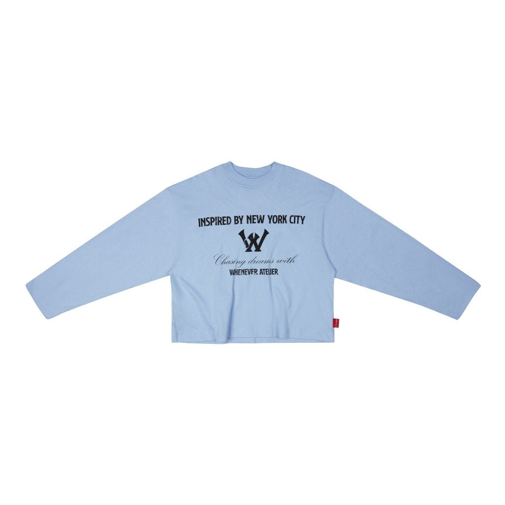 “WHENEVER“ CLOUDLINE LONGSLEEVE / SKY BLUE
