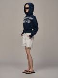 ÁO KHOÁC “WHENEVER” SS26 CROPPED ZIP-UP HOODIE / NAVY