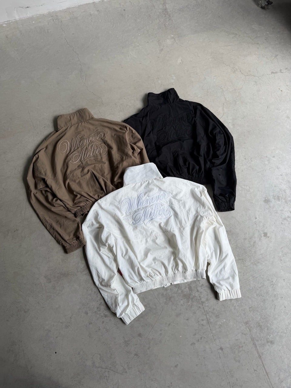 ÁO KHOÁC ''WHENEVER'' WINDBREAKER JACKET/ WHITE