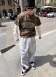 ÁO “WHENEVER” WAFFLE CAMO T-SHIRT / MOSS GREEN