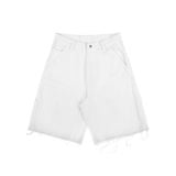 QUẦN NGẮN "WHENEVER" DOUBLE-KNEE BAGGY SHORTS / WHITE