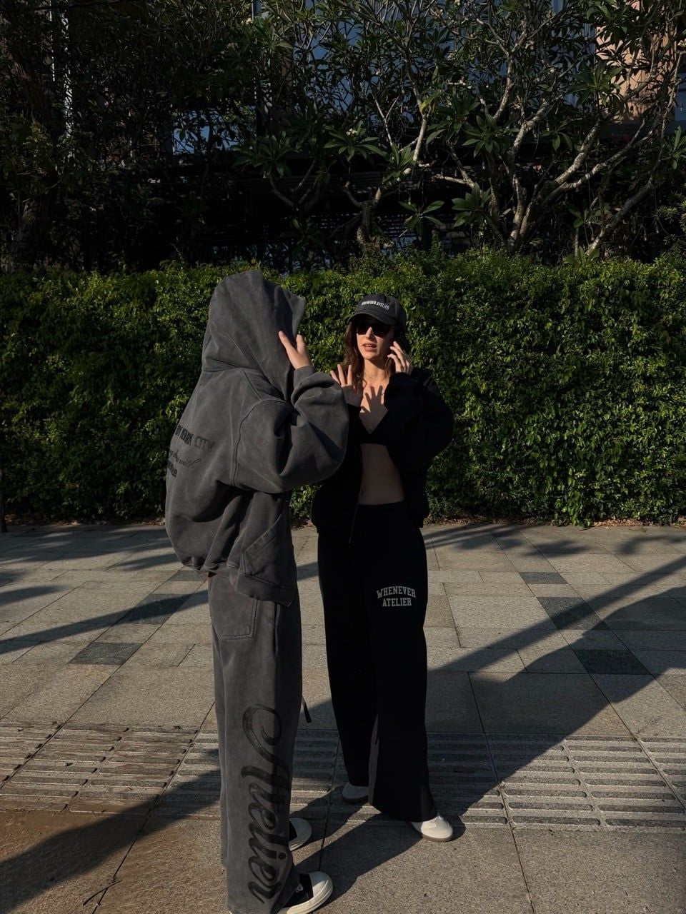 ÁO KHOÁC "WHENEVER" CHASING DREAMS WASHED ZIP HOODIE/ VINTAGE GREY