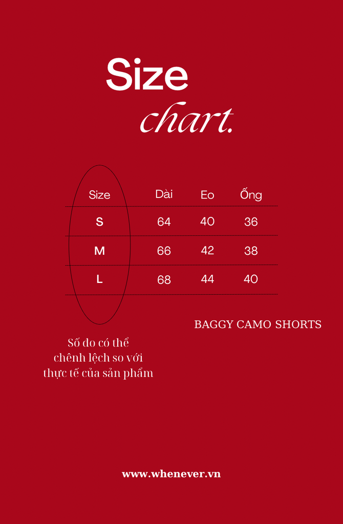 QUẦN “WHENEVER” BAGGY CAMO SHORTS
