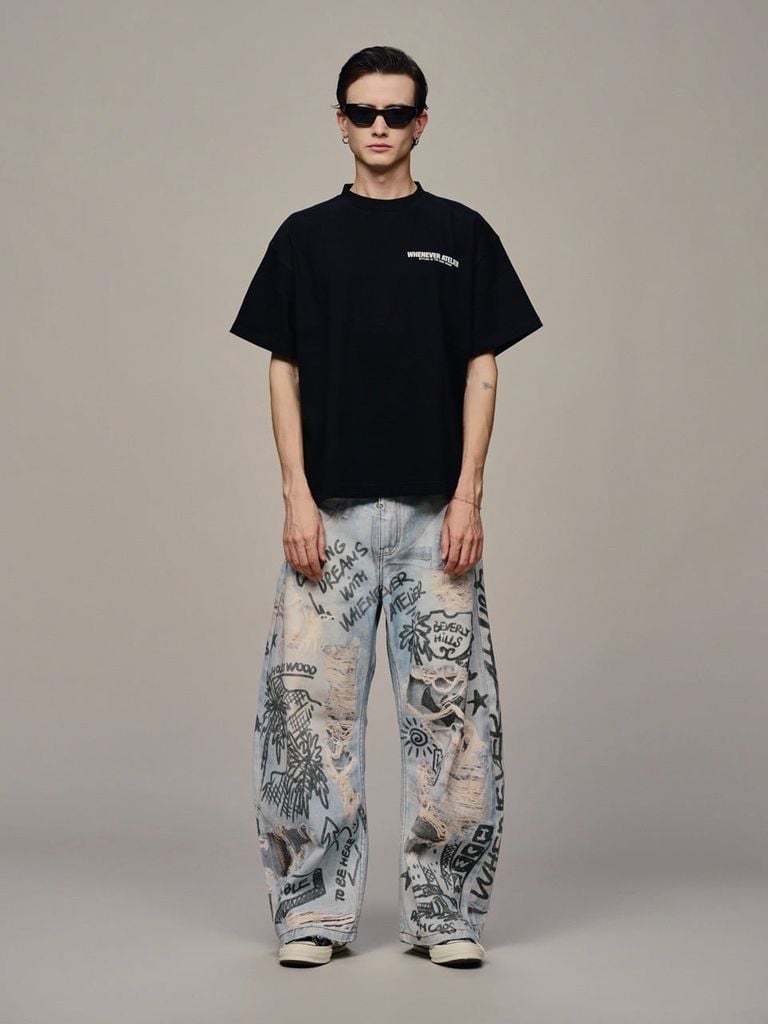 QUẦN DÀI “WHENEVER” HOLLYWOOD SKETCH JEANS / BLUE