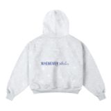 "WHENEVER" STAR HOODIE ZIP / PREMIUM GREY