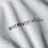 “WHENEVER” ATELIER ORIGIN HOODIE ZIP / PREMIUM GREY