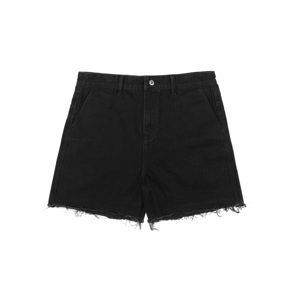 QUẦN "WHENEVER" SIGNATURE WASHED DENIM SHORTS / BLACK