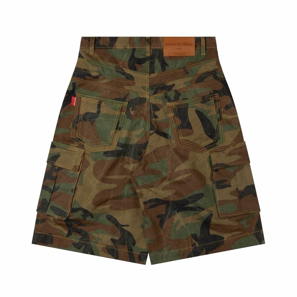 QUẦN “WHENEVER” BAGGY CAMO SHORTS