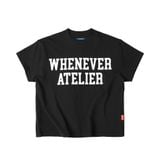 ÁO “WHENEVER” BASIC LOGO VER2 T-SHIRT / BLACK