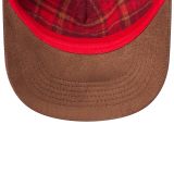 “WHENEVER” PLAID SURDECAP / BURGUNDY