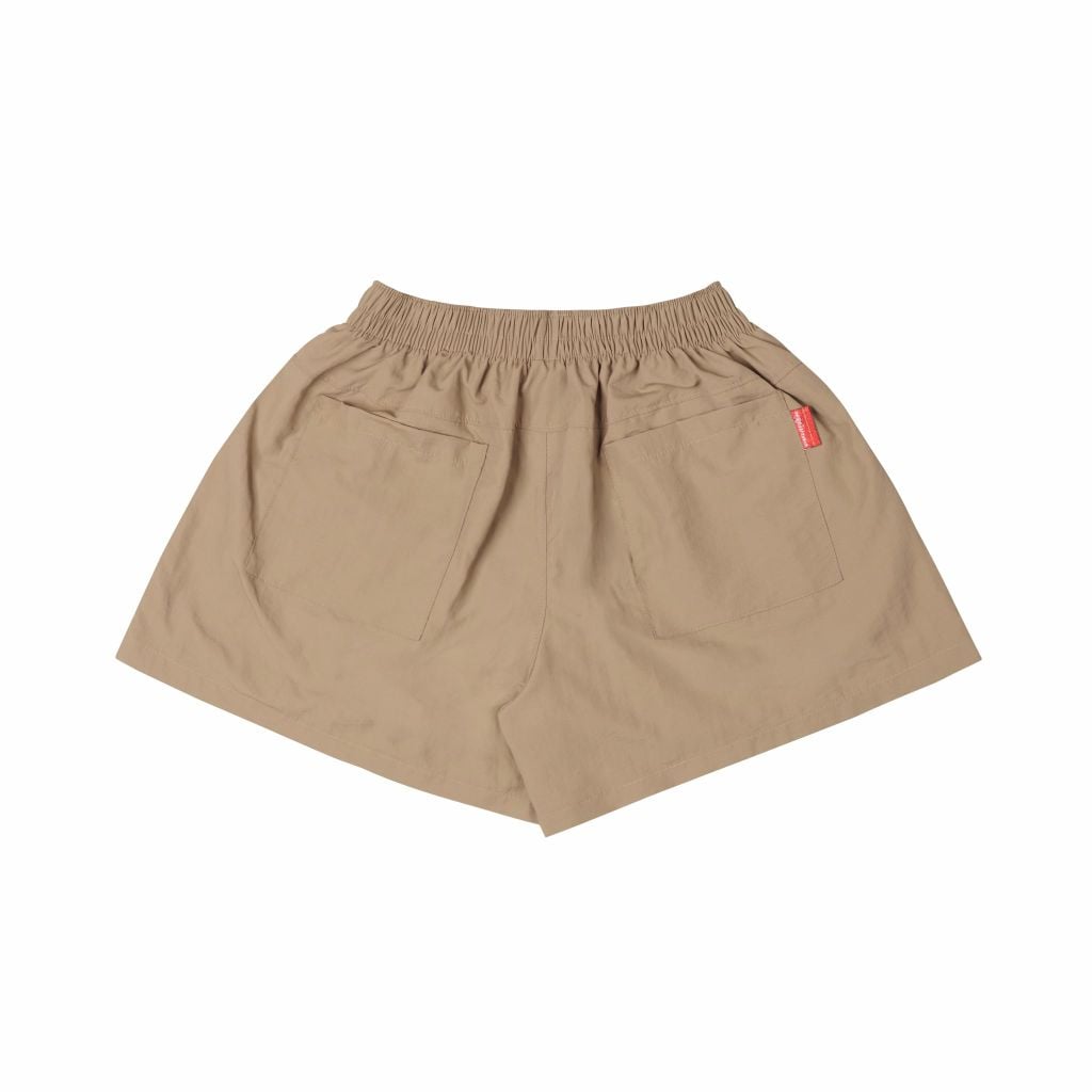 QUẦN ''WHENEVER'' LOGO BASIC SHORTS/ BEIGE