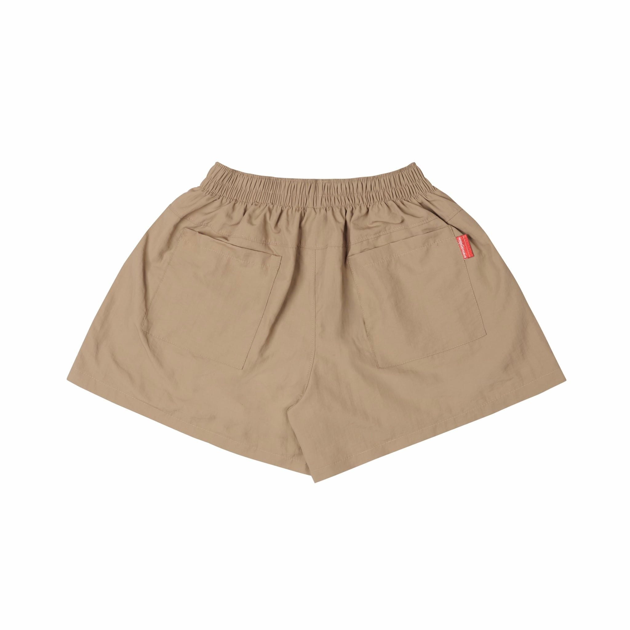 QUẦN ''WHENEVER'' LOGO BASIC SHORTS/ BEIGE