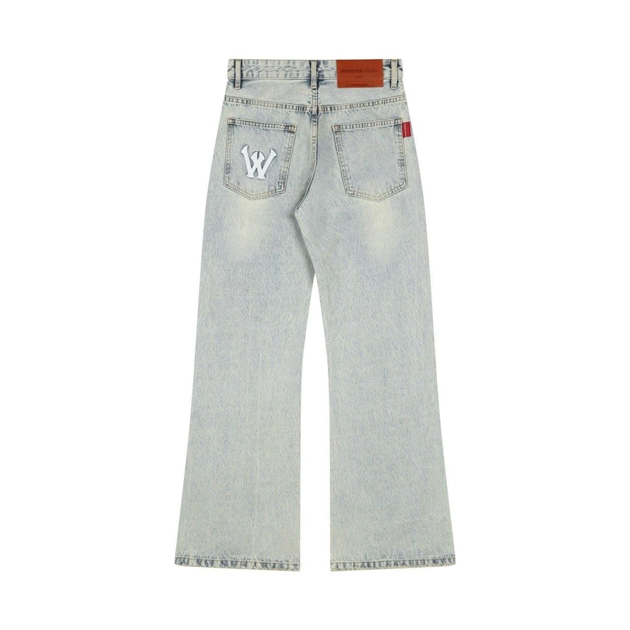 “WHENEVER” FLARE JEANS / WASH BLUE