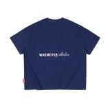 “WHENEVER” BEAR T-SHIRT / NAVY