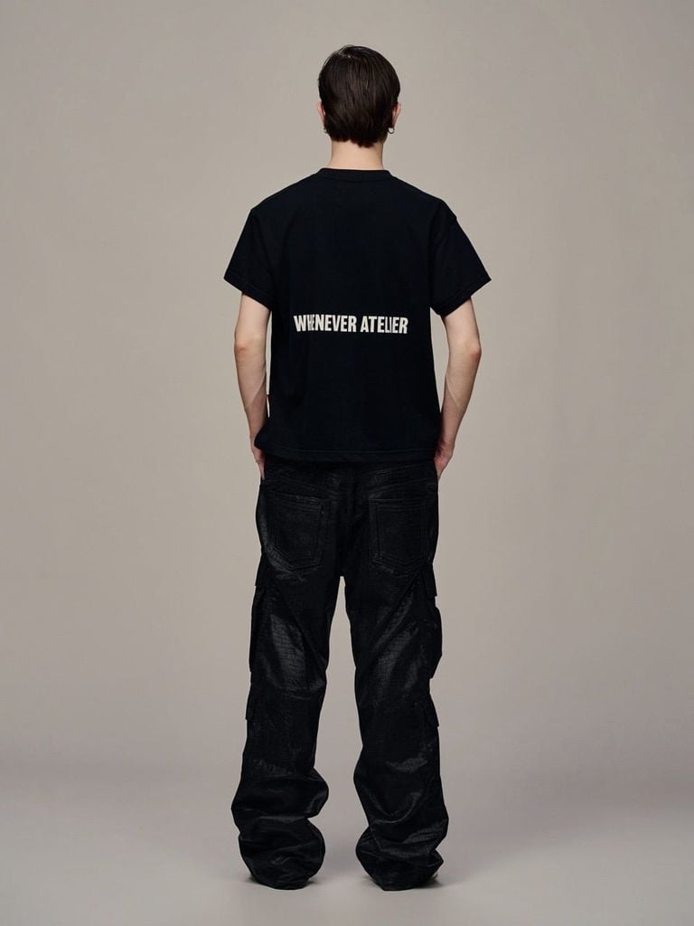 ÁO “WHENEVER” BASIC LOGO VER2 T-SHIRT / BLACK
