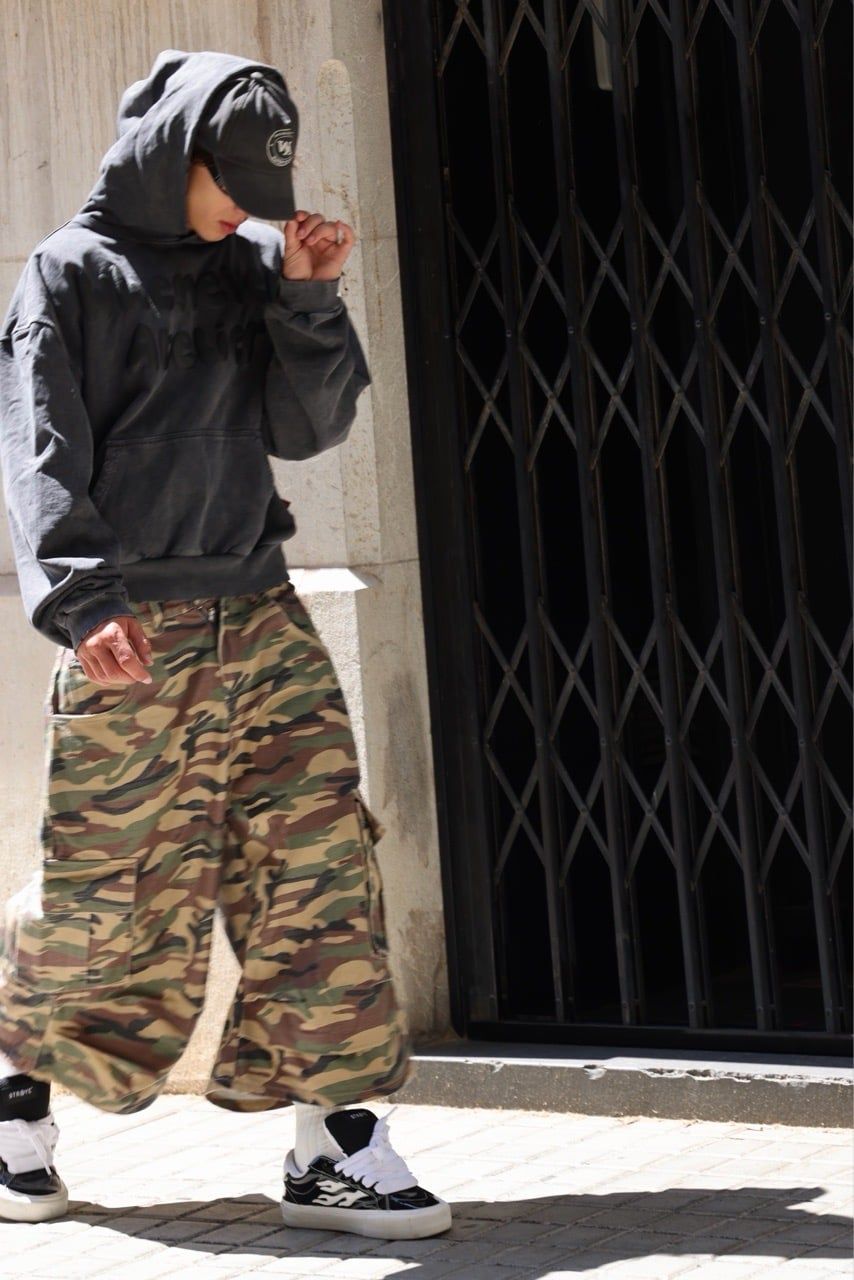 QUẦN “WHENEVER” CROC CAMO BAGGY SHORTS