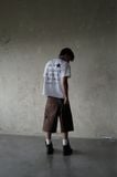 QUẦN NGẮN "WHENEVER" DOUBLE-KNEE LEATHER BAGGY SHORTS / BROWN