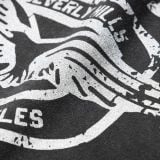 “WHENEVER” SPARKLE WASHED T-SHIRT / BLACK