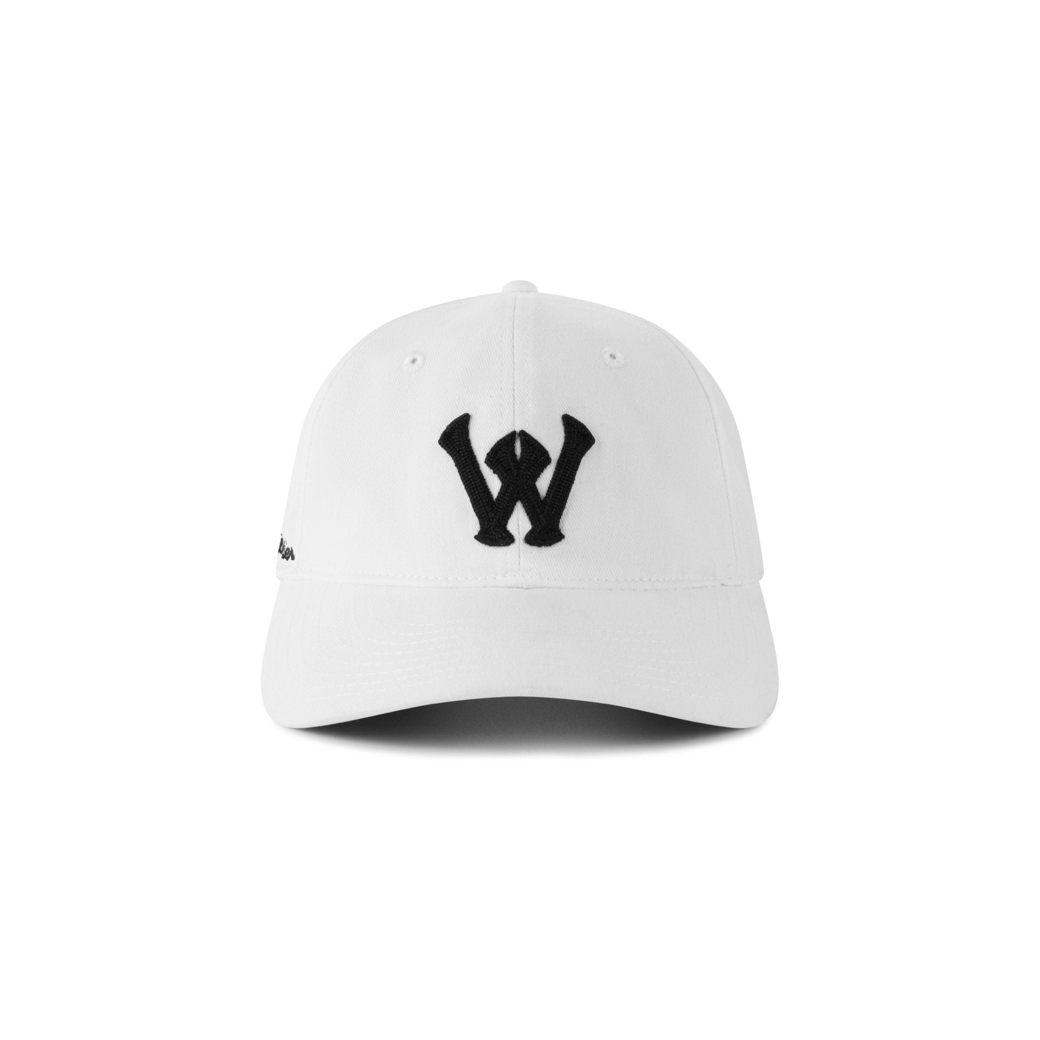 WHENEVER W BALLPARK HAT / WHITE